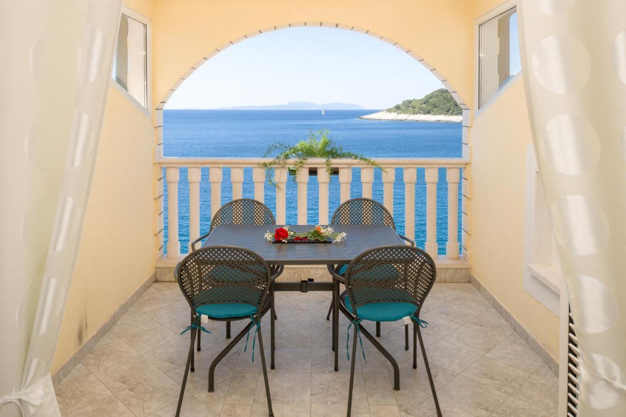 Luxury Bellavista Amazing Sea Holidays With Private Beach & Parking Milna  Exterior foto